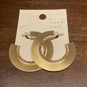 Gold Hoop Earnings